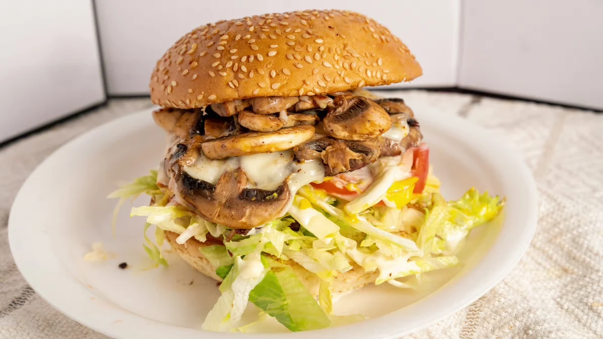 Jumbo halal donair at Amean Pizza Donair & Sub Edmonton